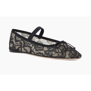 Loeffler Randall, nwob, LEONIE, lace flat, size 8.5